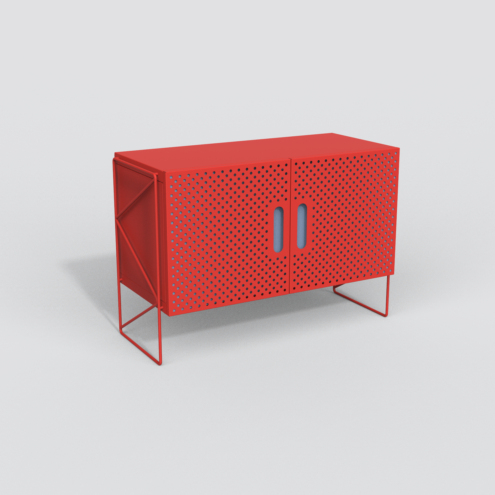 Designová kovová skříňka #1310
