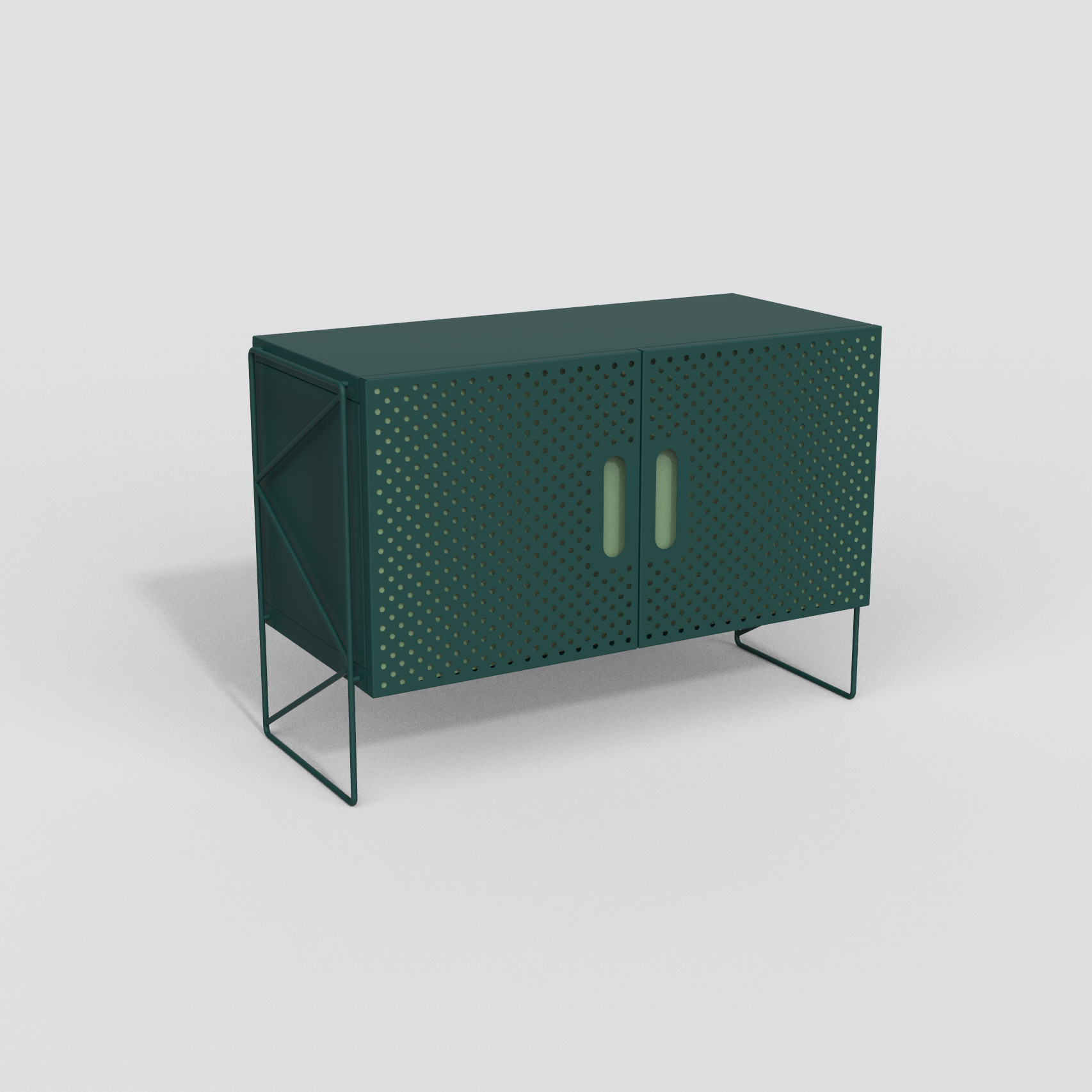 Designová kovová skříňka #1310