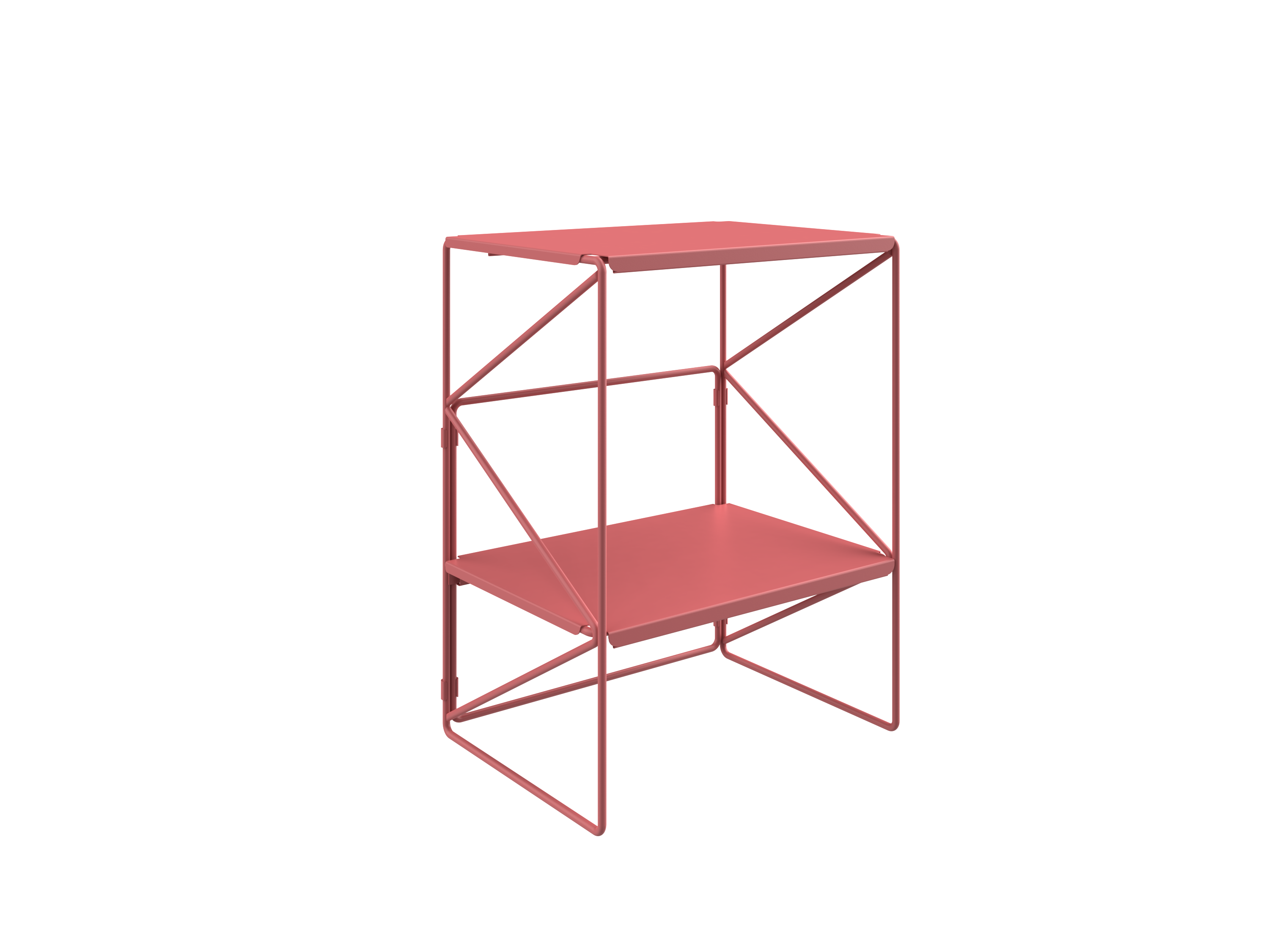 Designový Kovový Regál #1215S