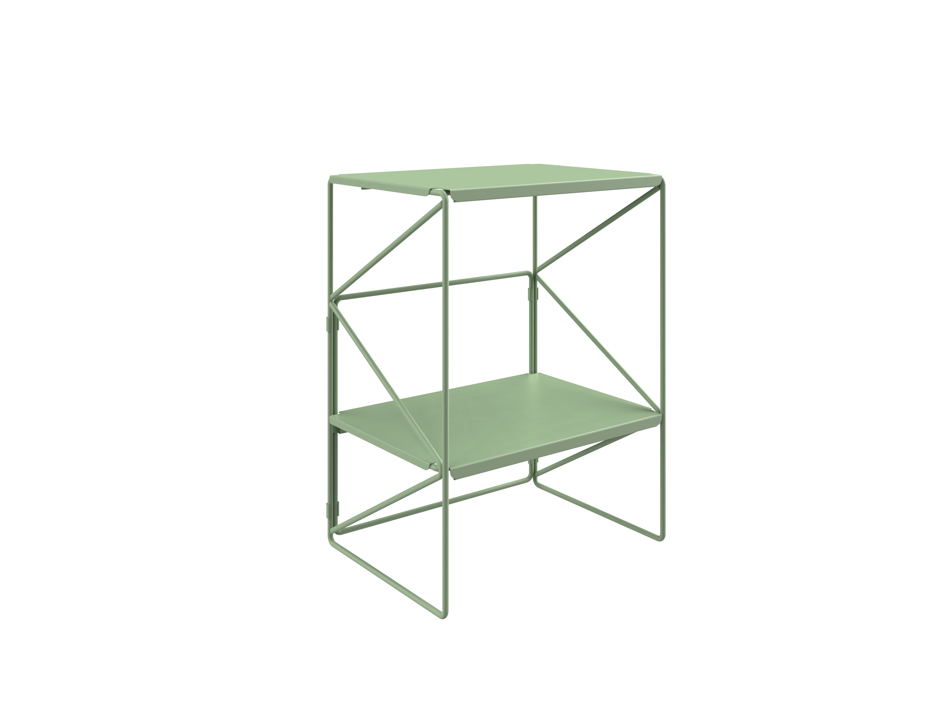 Designový Kovový Regál #1215S