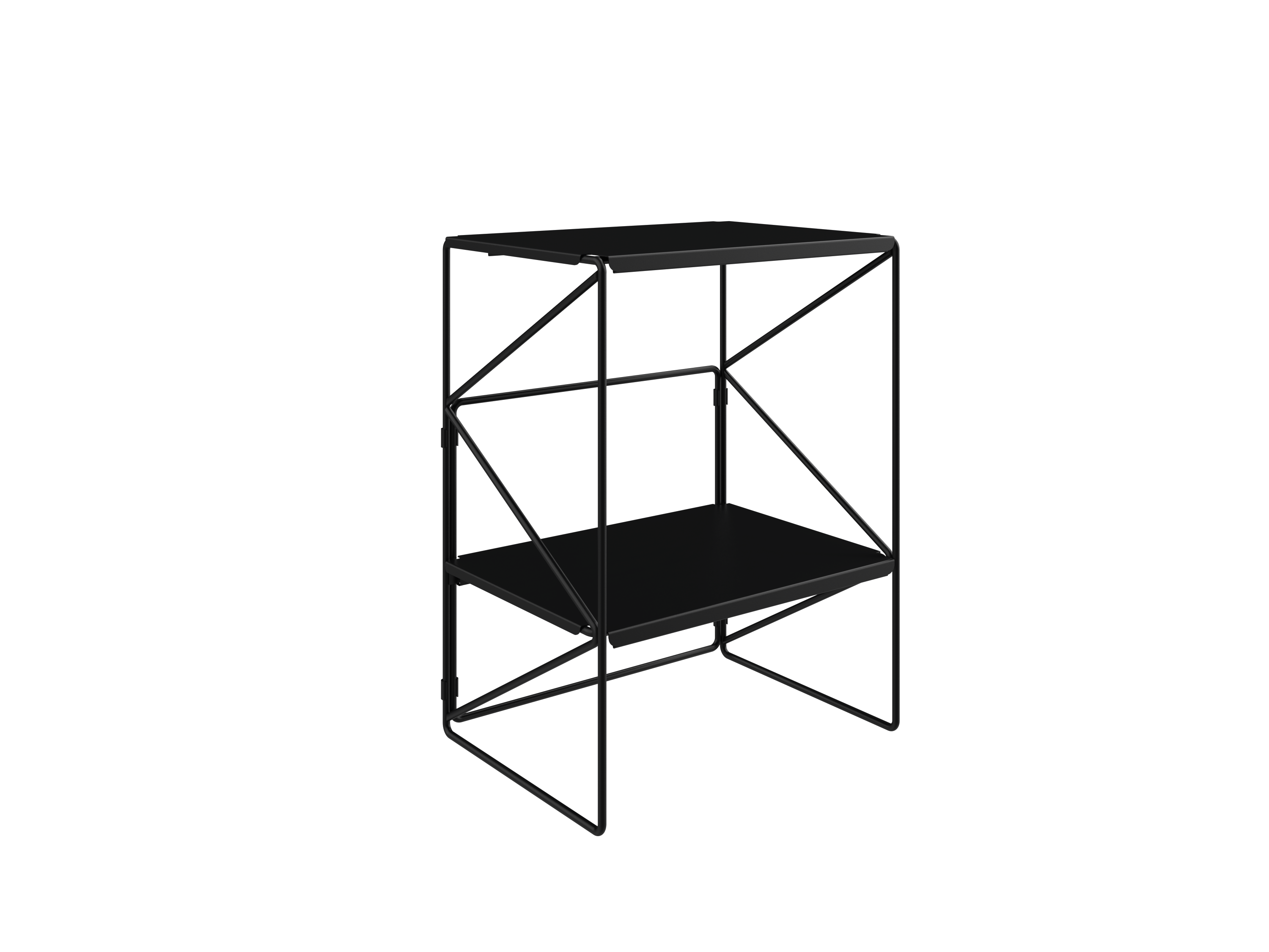 Designový Kovový Regál #1215S