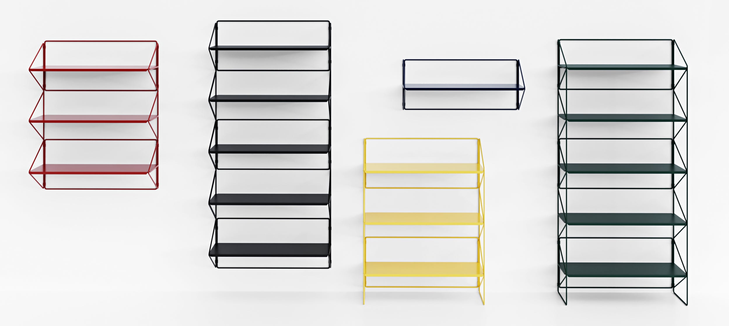 Design-Metallregal Nr. 1211