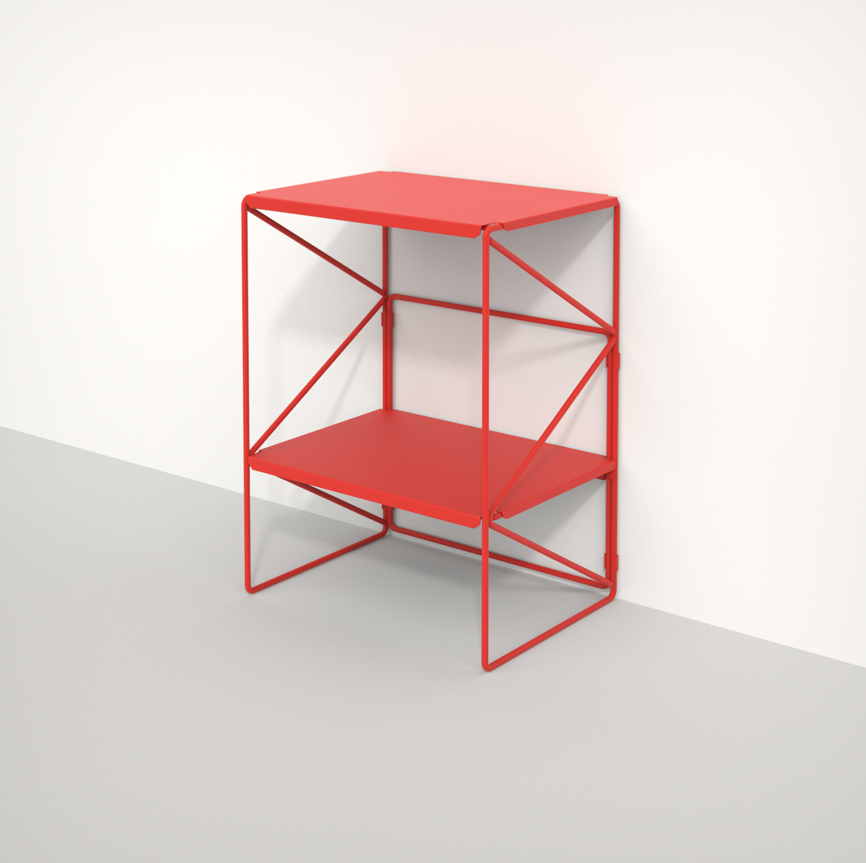 Designový Kovový Regál #1215S