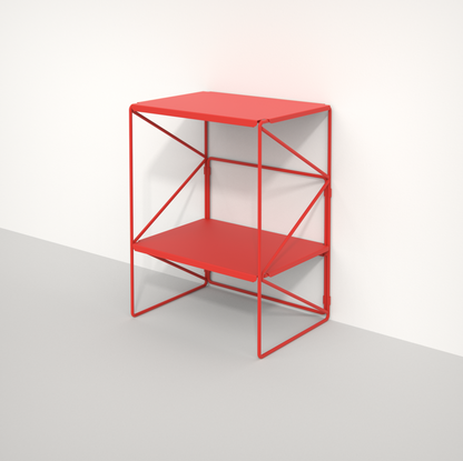 Designový Kovový Regál #1215S