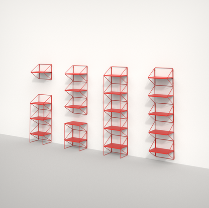 Designový Kovový Regál #1215S