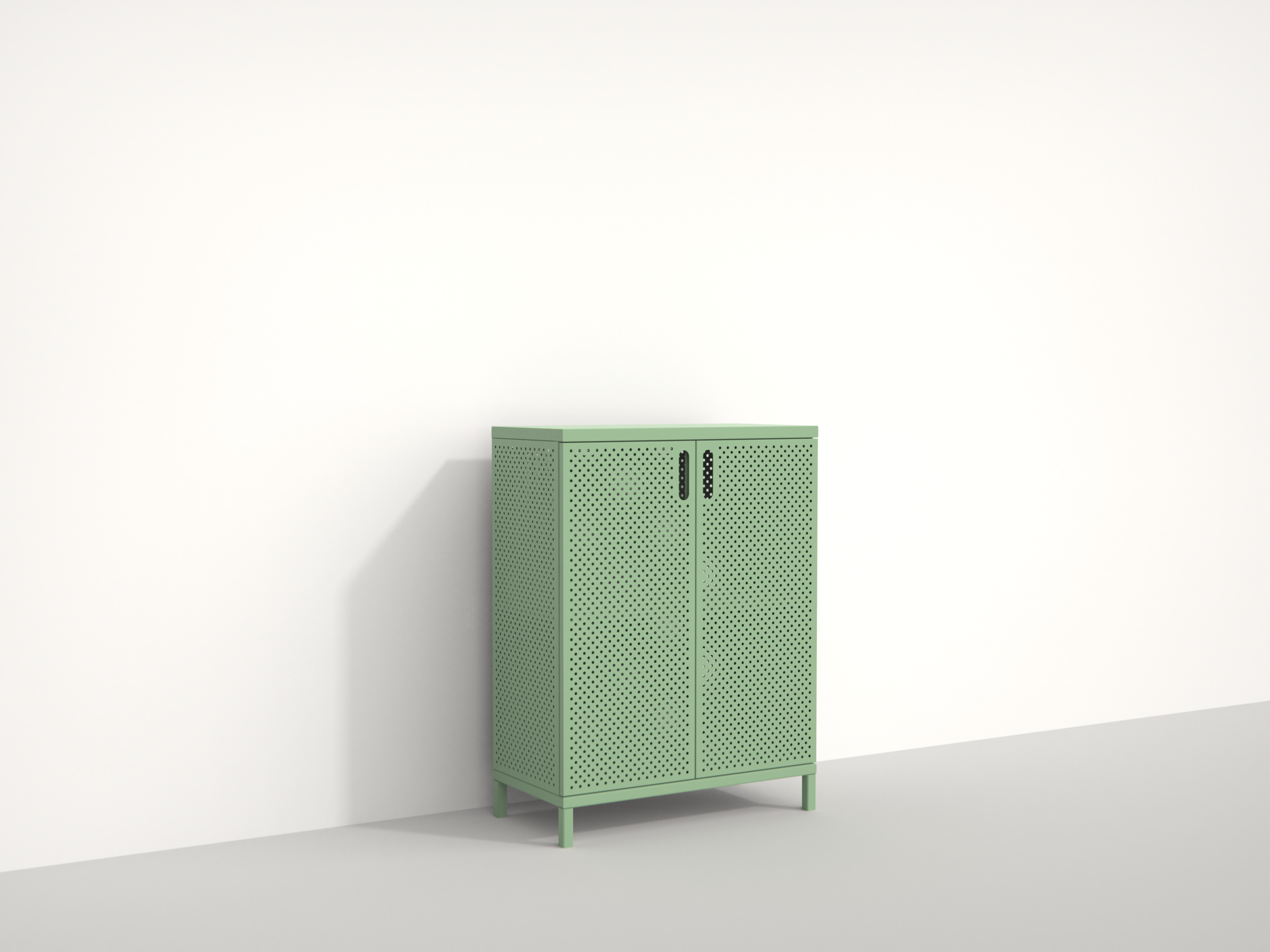 Designová kovová skříň Pro #4011