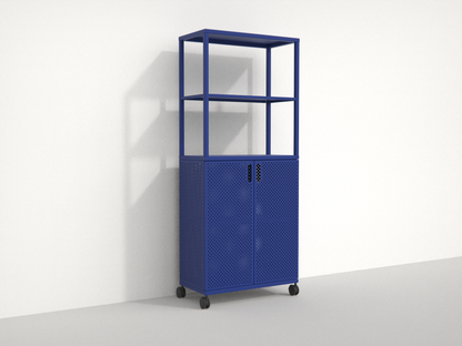 Designová kovová skříň Pro s kolečky #4014