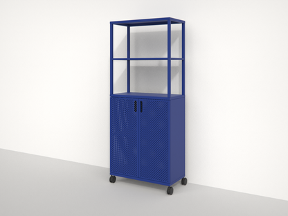 Designová kovová skříň Pro s kolečky #4014