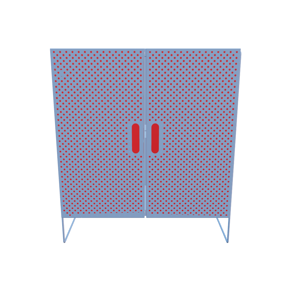 Designová kovová skříňka #1311
